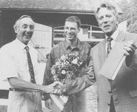 Kurt Ruf, Markus Brühlmeier und Hansueli Gubler (von links), 1995