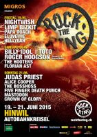 Plakat des Rock the Ring Festivals 2015