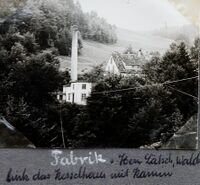 Kesselhaus der Weberei Laetsch, undatierte Aufnahme