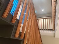 Detail des Treppenhauses im Kirchgemeindehaus Felsenhof, 2025