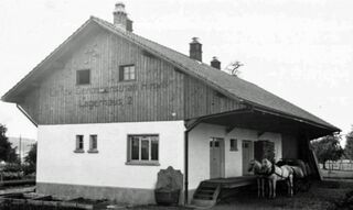 Untere Bahnhofstrasse 26, 1942 Neubau des Gemüselagerhauses