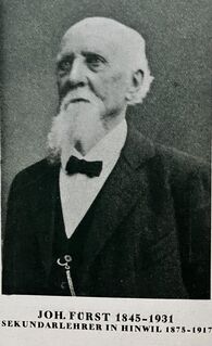 Johannes Fürst (1845–1931) Sekundarlehrer in Hinwil von 1875 bis 1917