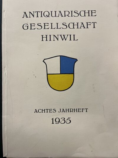 Foto des Mediums (Einband) von „1935 Achtes Jahrheft“