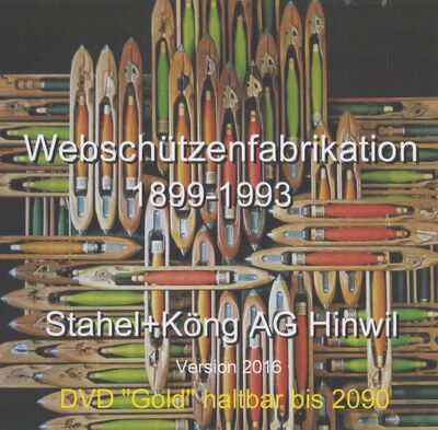 Foto des Mediums (Einband) von „Webschützenfabrikation 1899–1993“