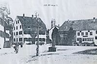 Dorfplatz Hinwil, undatiert