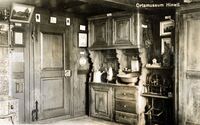 Stube mit Buffet im Ortsmuseum Hinwil, ca. 1940