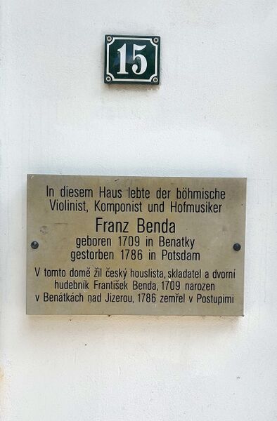 Datei:Gedenkplakette Benda(2a).jpg