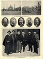 Prof. Carl Zaar (u.l.) als Delegierter des Kaisers bei der Weltausstellung 1900, Paris