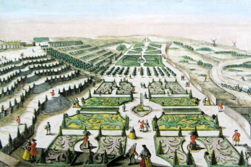Datei:Terrasse und Lustgarten, um 1750.jpg