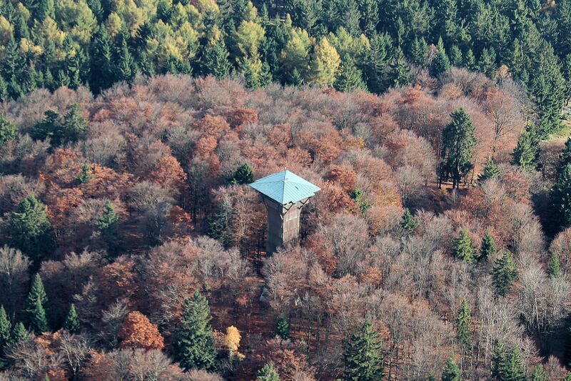 Datei:Schönsee Böhmerwaldturm 2017.JPG