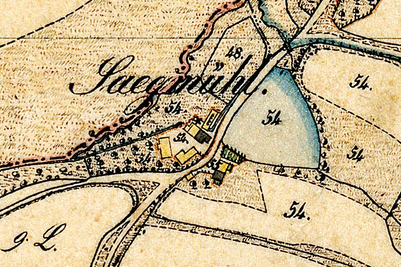 Datei:Sägmühle Uraufnahme 1836.jpg