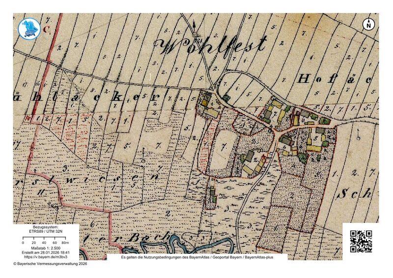 Datei:Wohlfest Uraufnahme 1834.jpg
