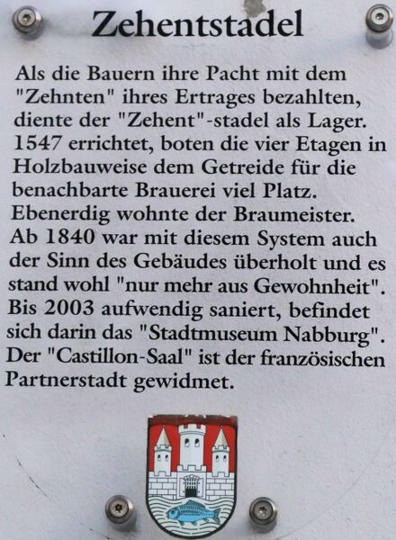Datei:Nabburg Stadtmuseum Zehentstadel 2023 04.jpg