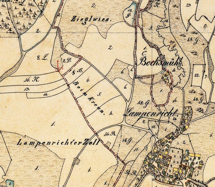 Datei:Lampenricht Boxmühle Uraufnahme 1836.jpg