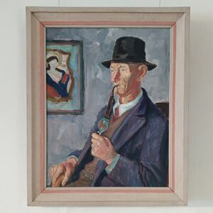 Porträt J. Glas, Öl auf Leinwand, 1959