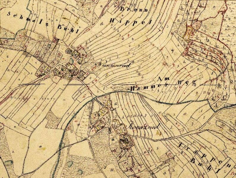 Datei:Nunzenried Konatsried Landvermessung 1808 1864.jpg