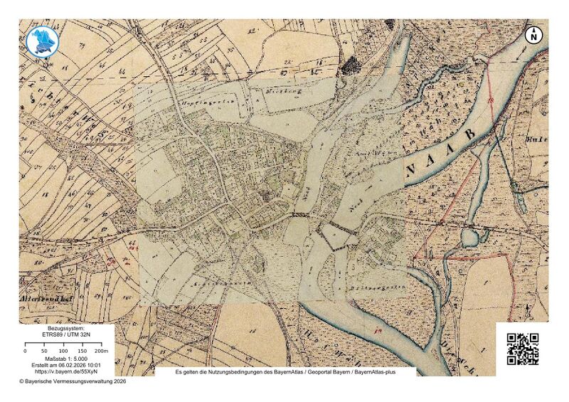 Datei:Schwarzenfeld Uraufnahme 1834.jpg
