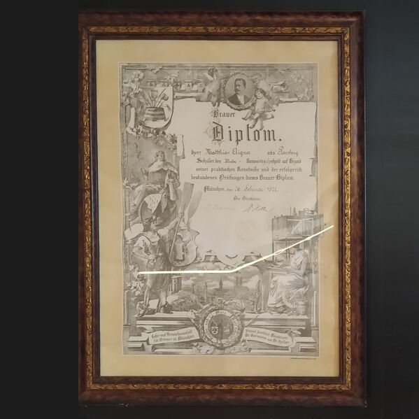 Datei:Brauereidiplom Parsberg.jpg