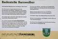 Hinweistafel der Marktgemeinde (2025)