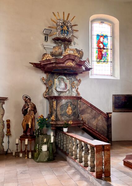 Datei:Kirchenthumbach Bergkirche Maria Zell Kanzel.jpeg