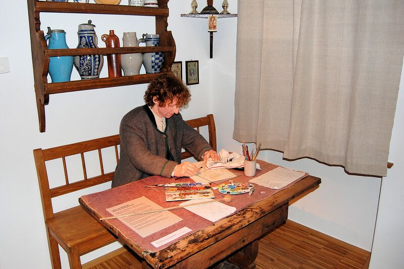 Datei:Oberviechtach Hinterglasmalerei Eisenbarthmuseum.jpg