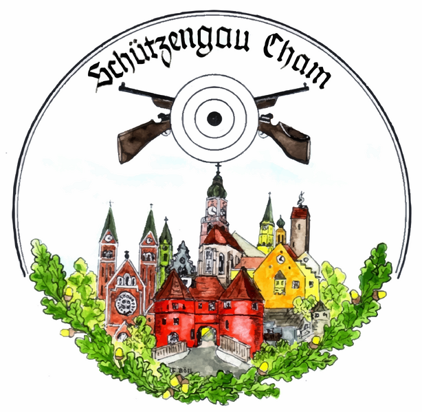 Datei:Wappen Schuetzengau Cham.png