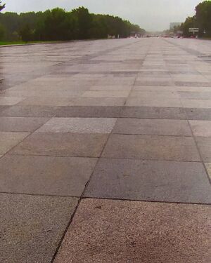 Die Grosse Straße auf dem Reichsparteitagsgelände Nürnberg