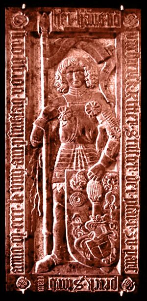 Epitaph Hans II von Parsberg (Replik) im Burgmuseum Parsberg