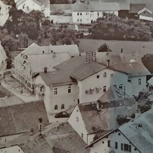 Die Schranne im Ortsgefüge.. (Bild:Burgmuseum Parsberg)