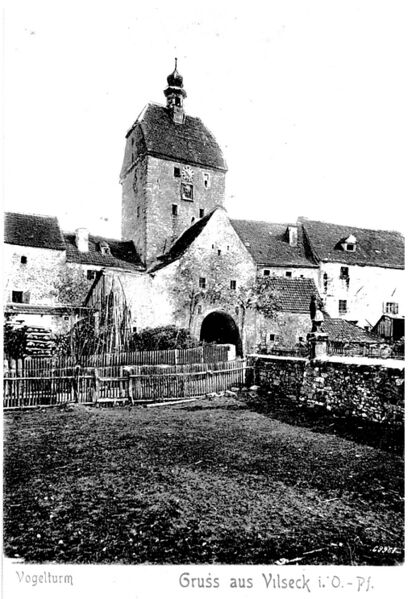 Datei:Vilseck Vogelturm früher .jpg