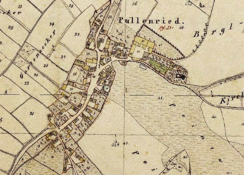 Datei:Pullenried Ausschnitt Karte Landvermessung 1808-1864.jpg