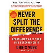Cover of 'Never Split the Difference' by Chris Voss