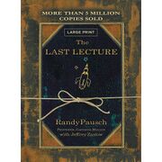 Cover of 'The Last Lecture' by Randy Pausch