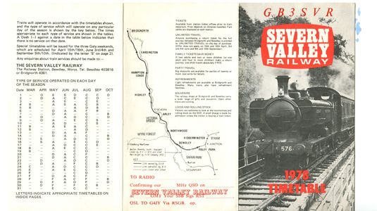 1978 timetable