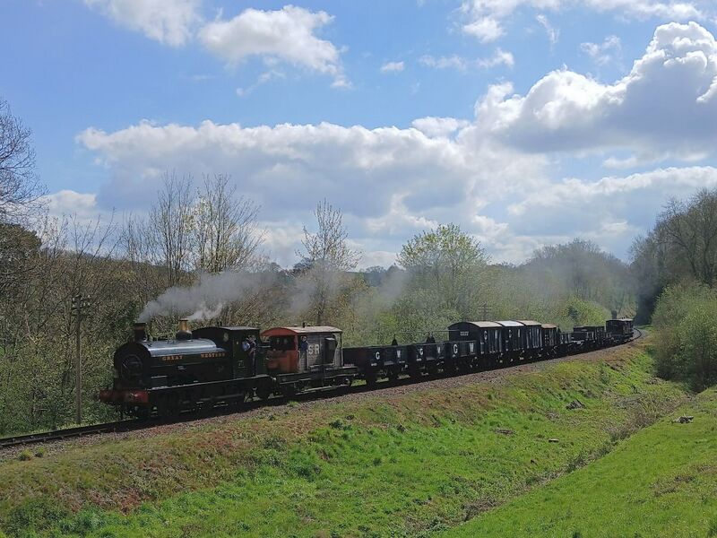File:Demonstration Goods Train 20260419.jpg