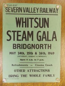Whitsun Steam Gala poster