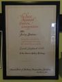 Association of Railway Preservation Societies award for exceptional merit, Arley, 1985