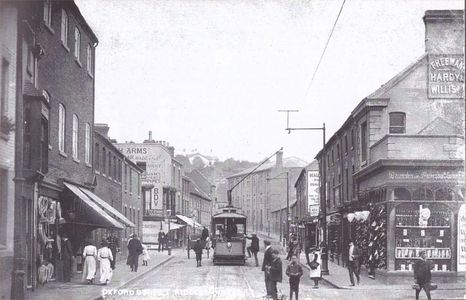 Tramcar No 9 in Oxford Street, Kidderminster
