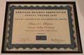 Heritage Railway Association, Locomotive Engineering Award for 50033 'Glorious', 2020