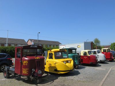 Mechanical Horses on display at Kidderminster in May 2023