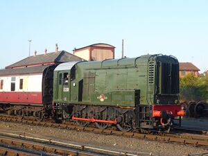 2021: BR Class 08 13201 shunting at Kidderminster
