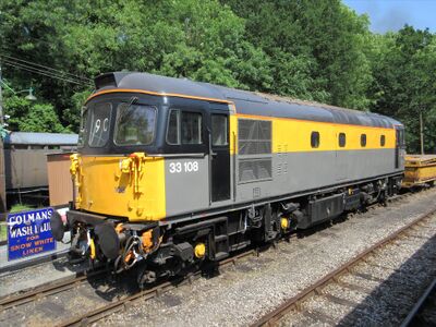 2023: BR Class 33 33108 at Highley