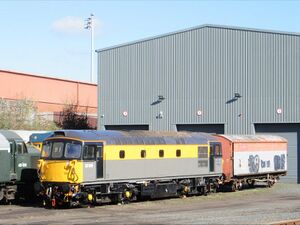 2023: BR Class 33 33108 at Kidderminster TMD