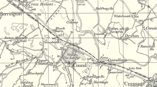 OS one inch map of 1965