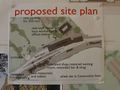 Proposed site plan on display