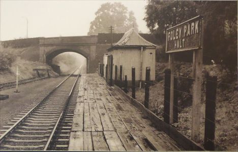 The later Foley Park Halt and the Stourport Road Bridge