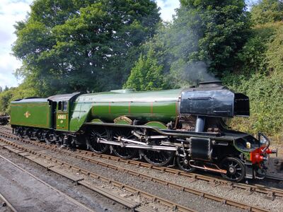 60103 Flying Scotsman at Bridgnorth, 28 July