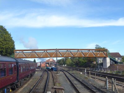 2022: The new Kidderminster Footbridge on the day of installation