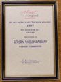 Heart of England Tourism Awards, Tourism For All Award, Highley Commended, 1999