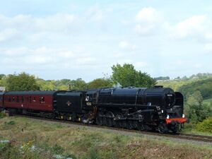 2011: On-hire BR Standard 9F 92212